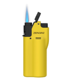 The Zengaz ZT-66 torch in yellow with flame.