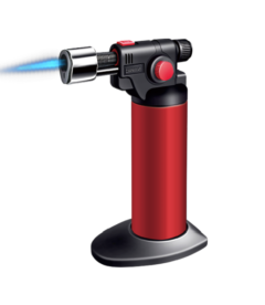 The Zengaz ZT-80 torch in red with flame.