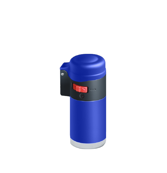 The Zengaz ZL-1 lighter in dark blue and black.