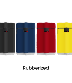 The Zengaz ZL-18 lighter collection rubberized.