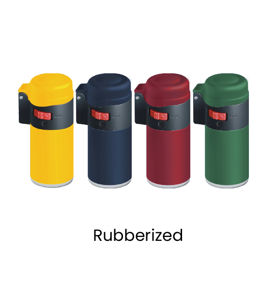 The Zengaz ZL-1 lighter collection rubberized.