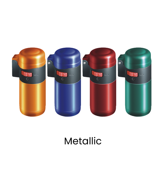 The Zengaz ZL-1 lighter collection metallic.