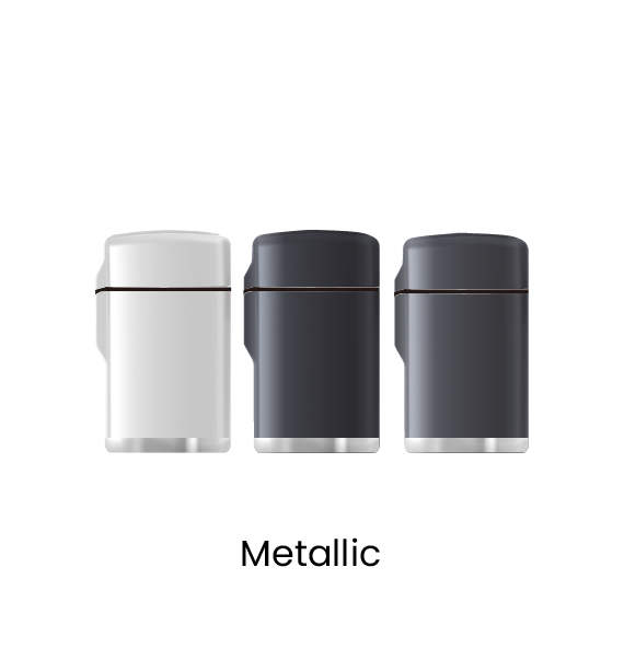 The Zengaz ZL-10 lighter collection metallic.