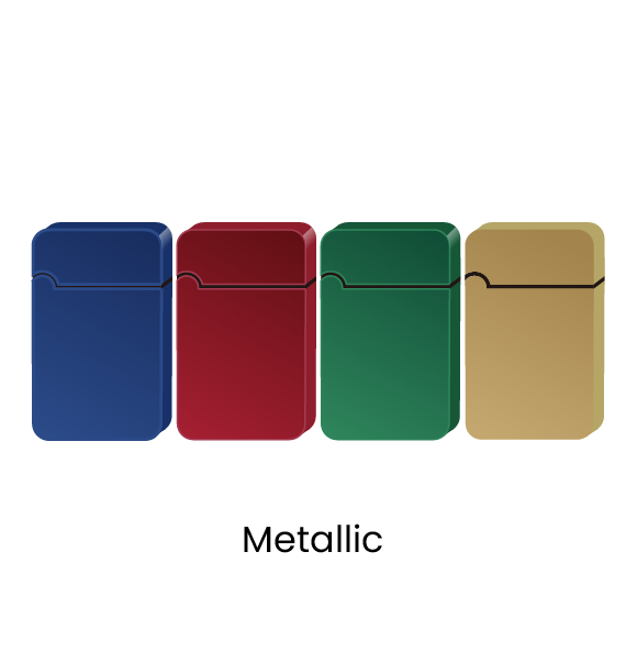 The Zengaz ZL-8 lighter collection metallic.