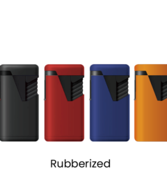 The Zengaz ZL-9 lighter collection rubberized.
