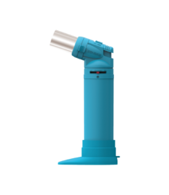 The Zengaz ZT-68 torch in light blue with flame.