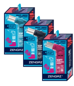 The Zengaz ZT-68 torch in packaging.