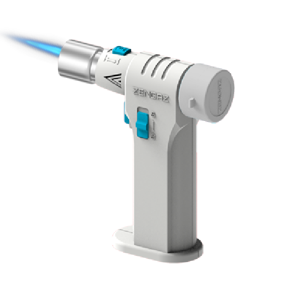 The Zengaz ZT-69 torch in white with flame.